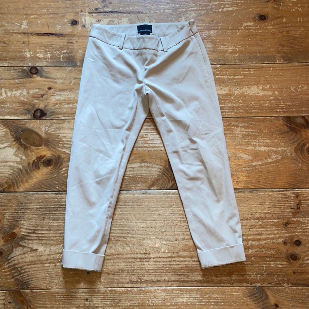 CYNTHIA ROWLEY - Tan Work Pants (Size 0)